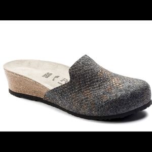 Birkenstock Lucy Wool Felt in Anthracite - Sz 36 N